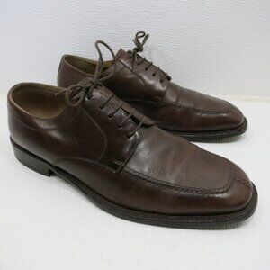 Steeple Gate Brown Leather Split Toe Oxfords Men's Dress Footwear Shoes Sz 10 D